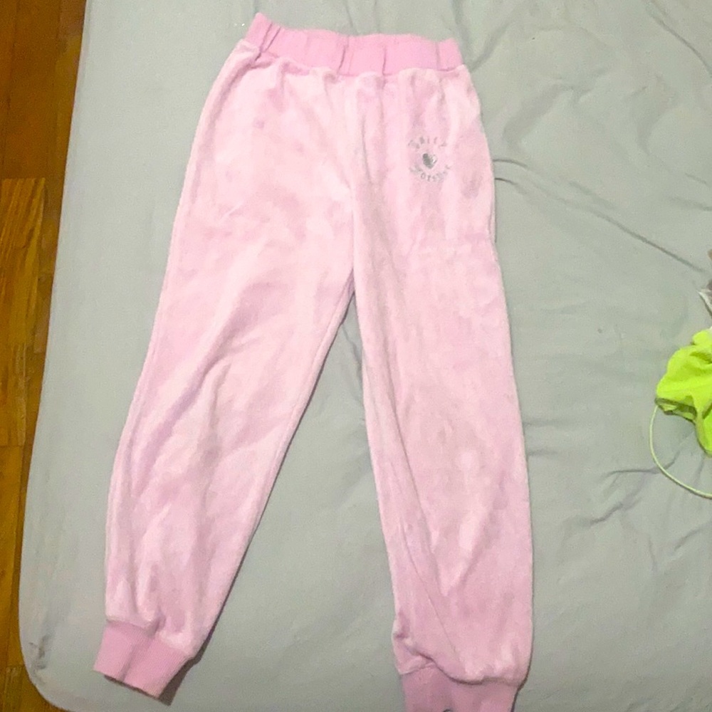 Girls pink juicy leggings